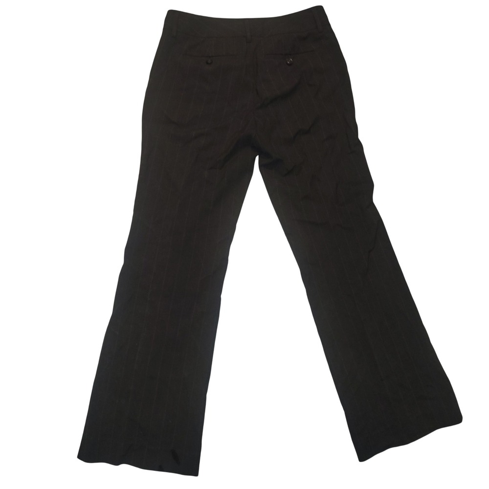Banana Republic Martin Fit Women's Pinstripe Dress Pants Size 4 Brown officecore